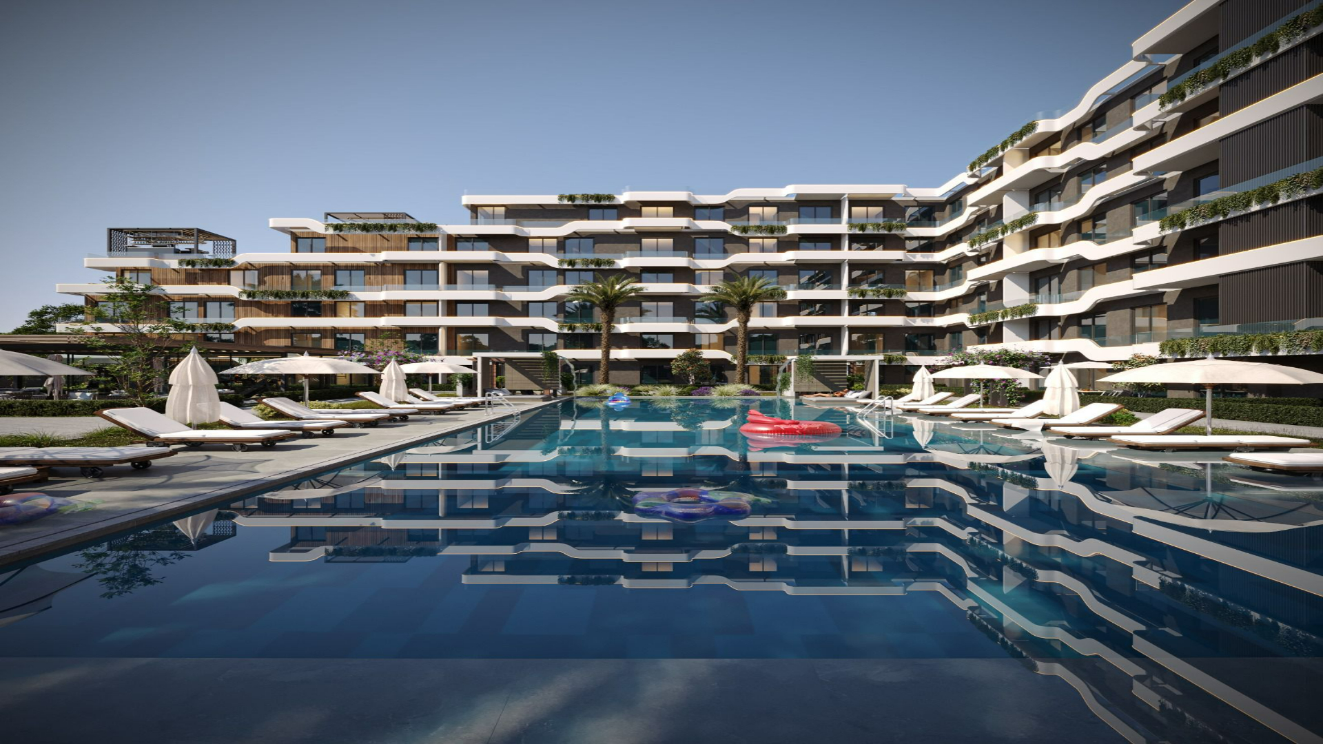 Luxury apartments with modern design in Antalya, Altıntaş