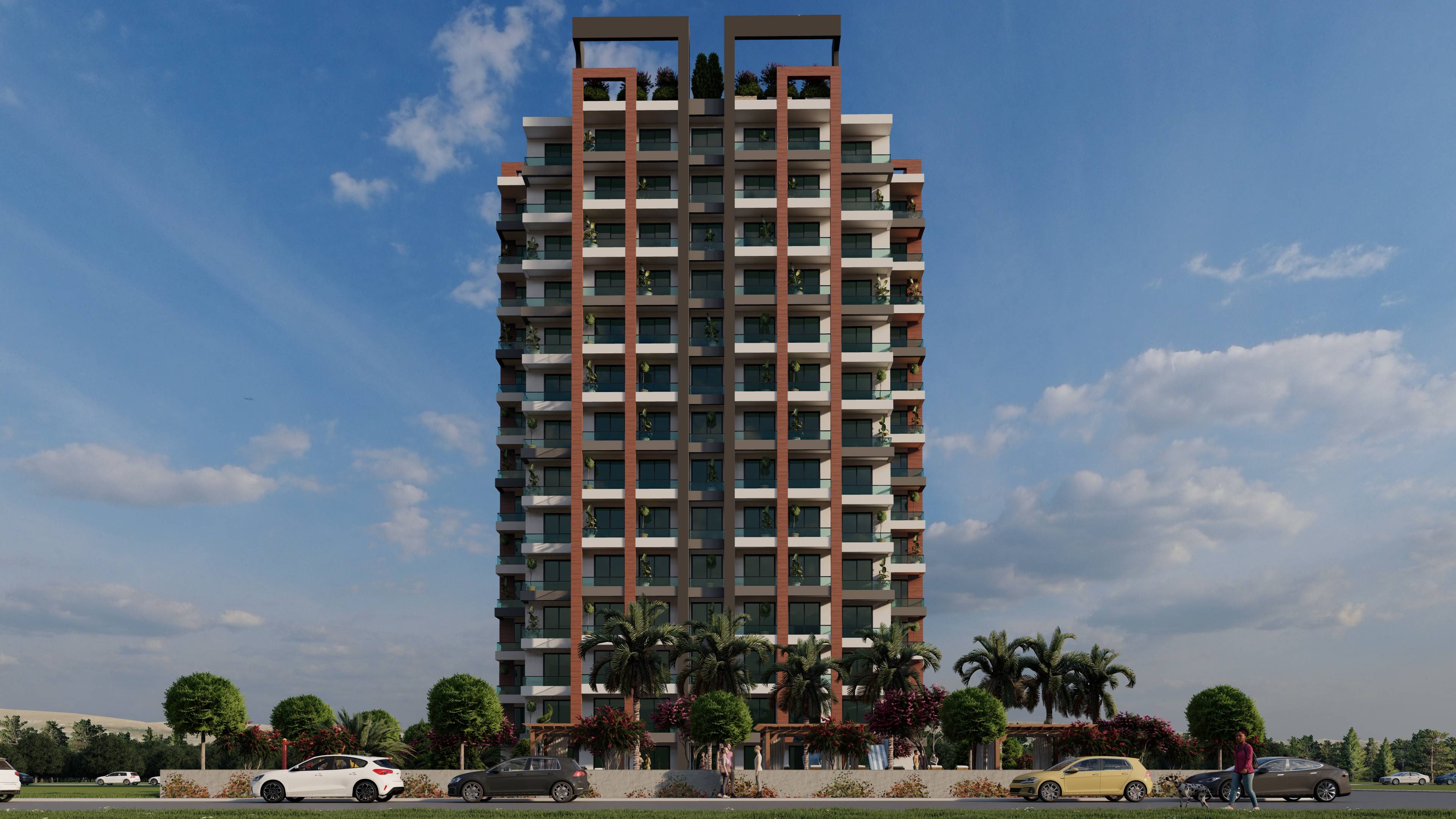 Luxury flats for sale within walking distance to the sea in Mersin, Mezitli