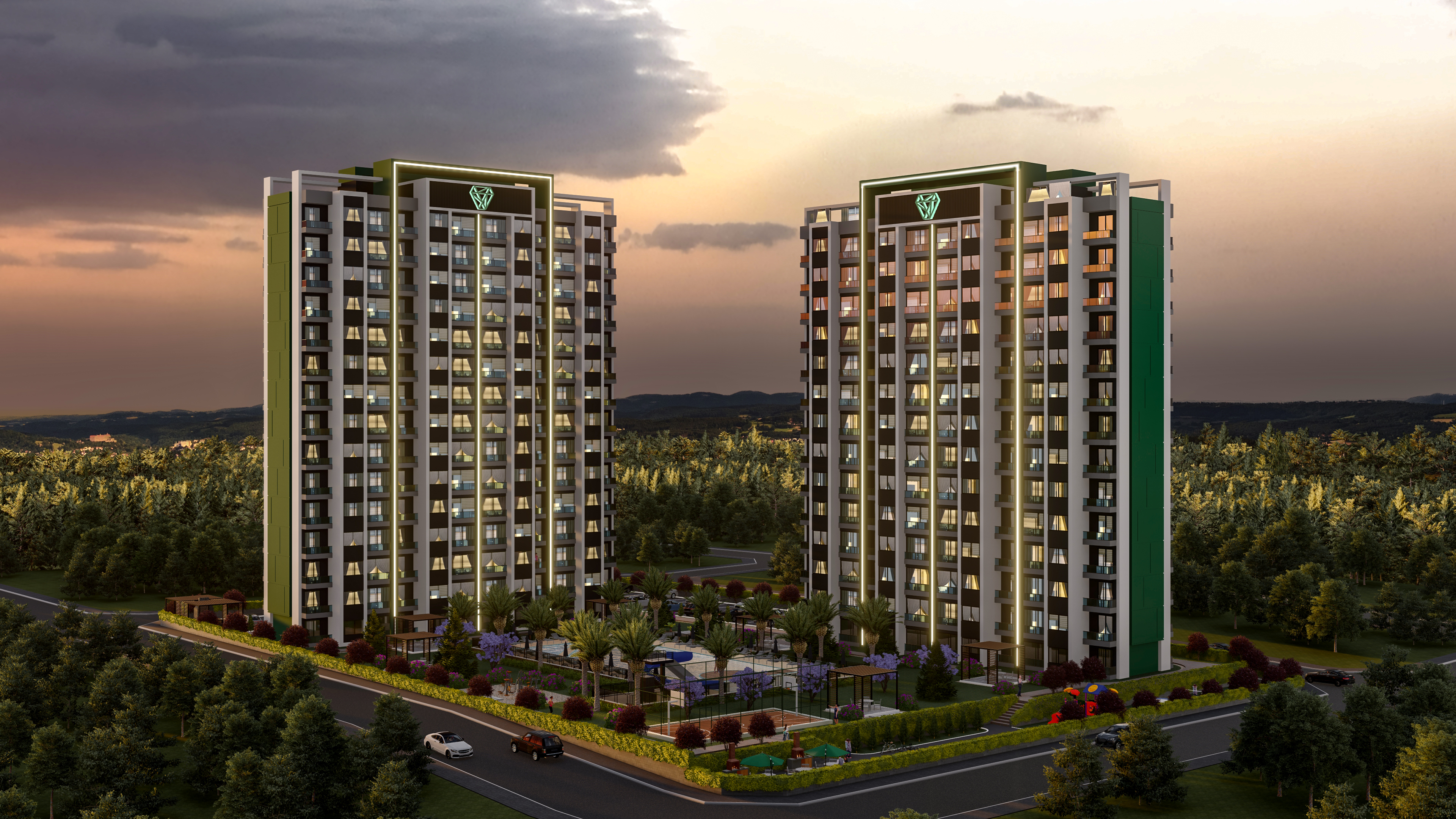 Apartments within walking distance of daily amenities in Mersin, Mezitli