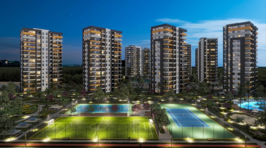 Apartments with mountain and forrest view in Antalya, Döşemealtı