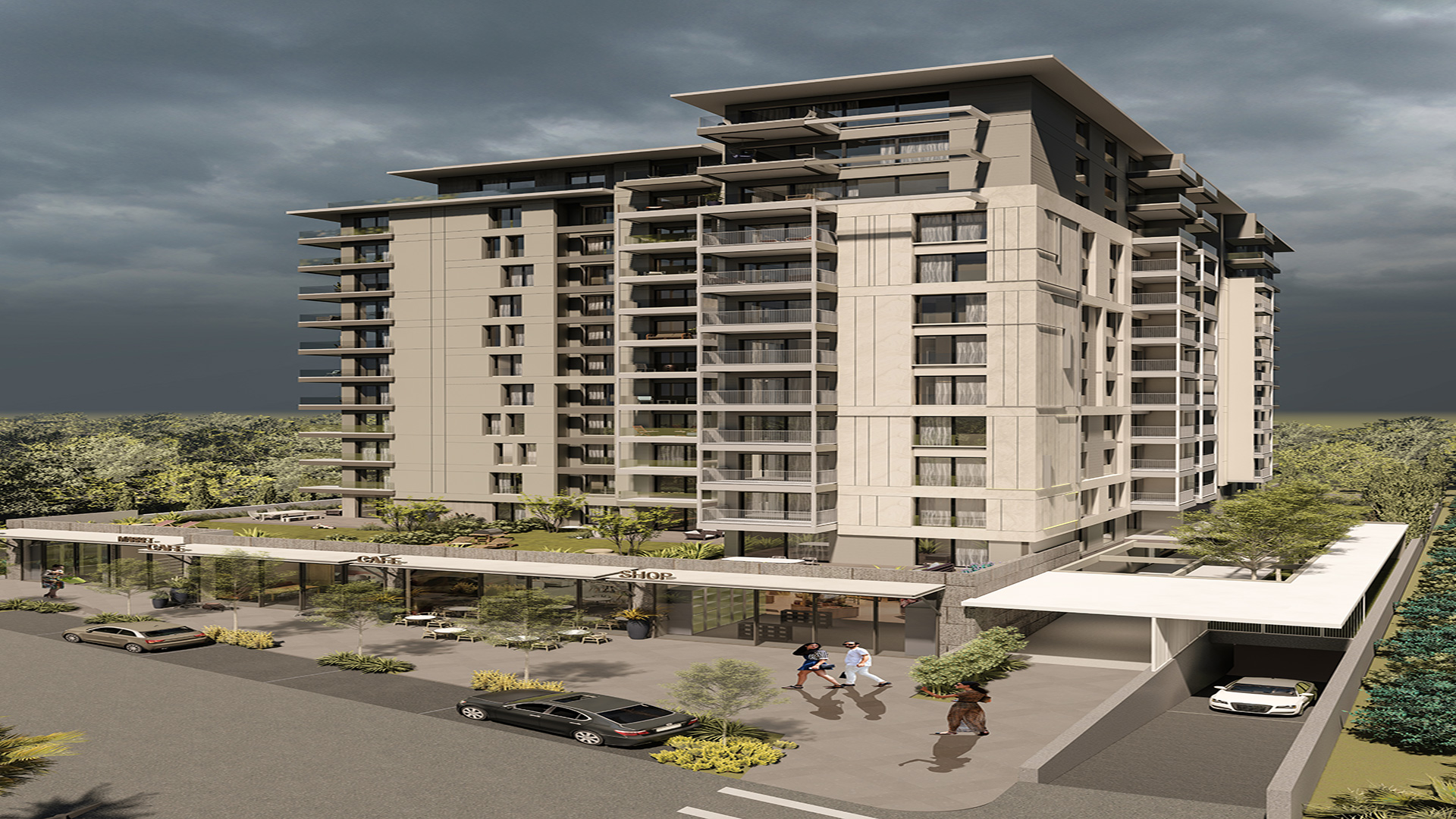 Spacious apartments suitable for investment in Antalya, Altıntaş