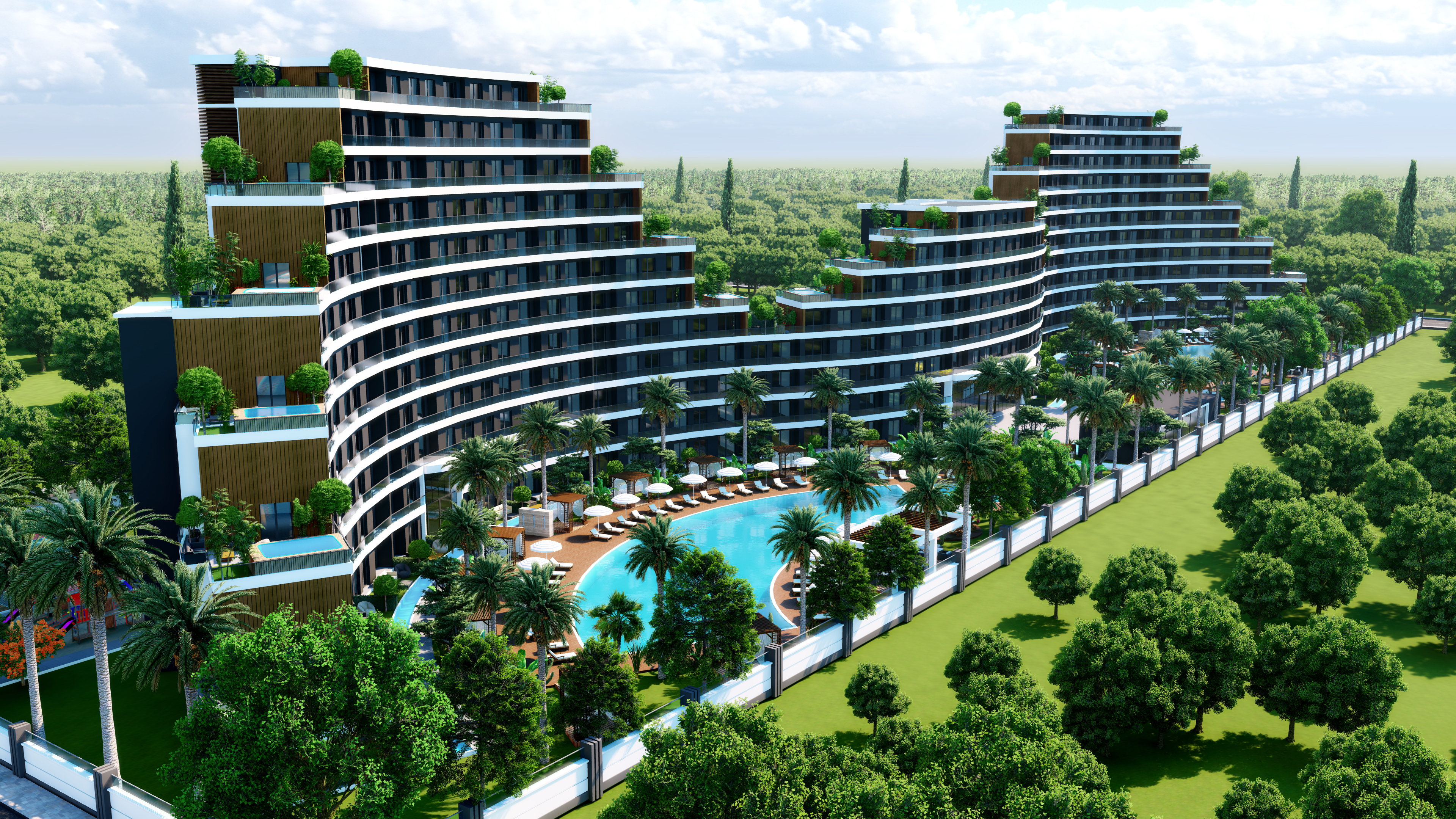 Hotel-Concept Luxury Apartments for Sale in Antalya, Altıntaş — property in Antalya (REF 1470)