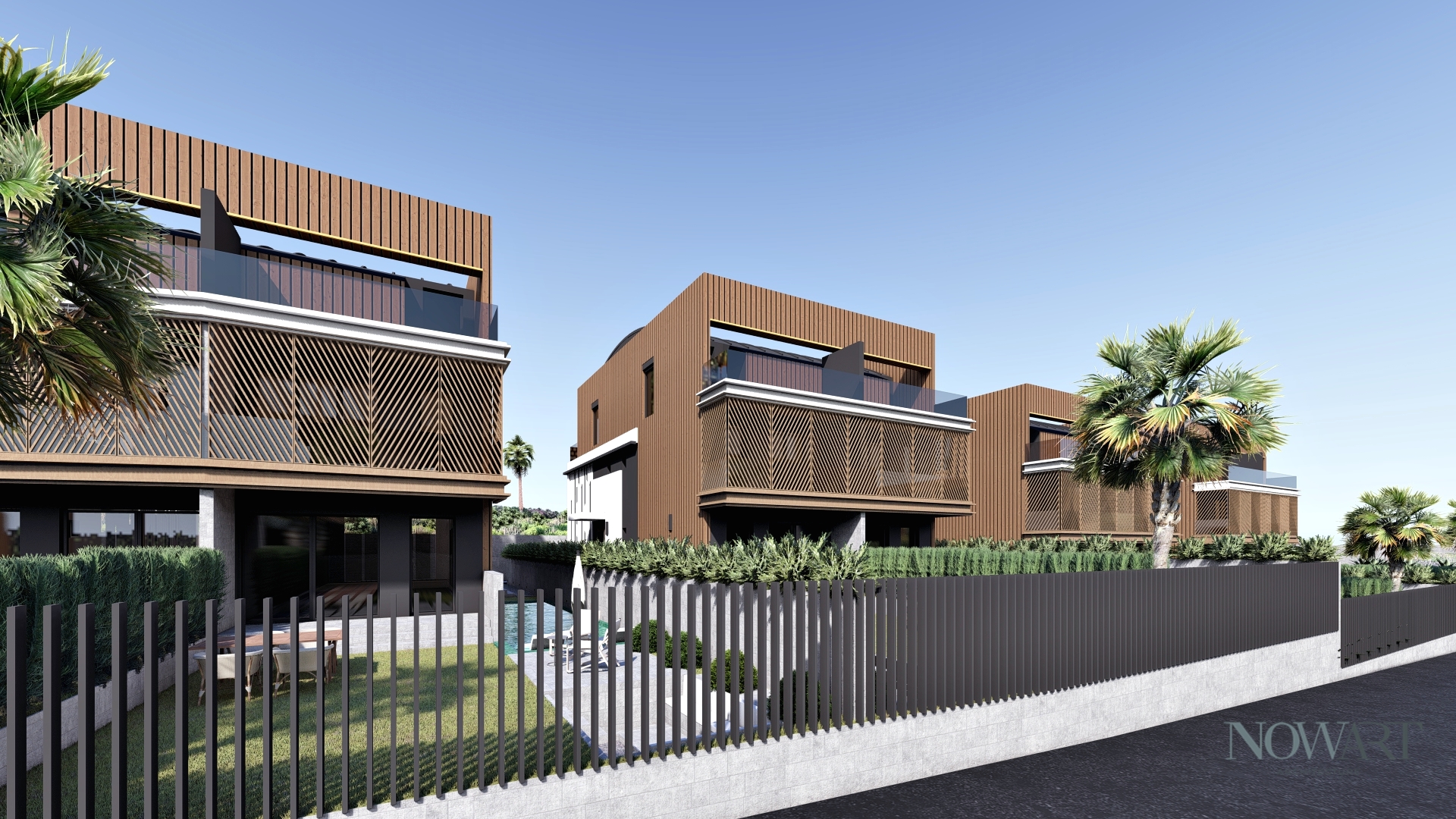 Stylish Villas for Sale with Private Pools in Antalya, Kemerağzı