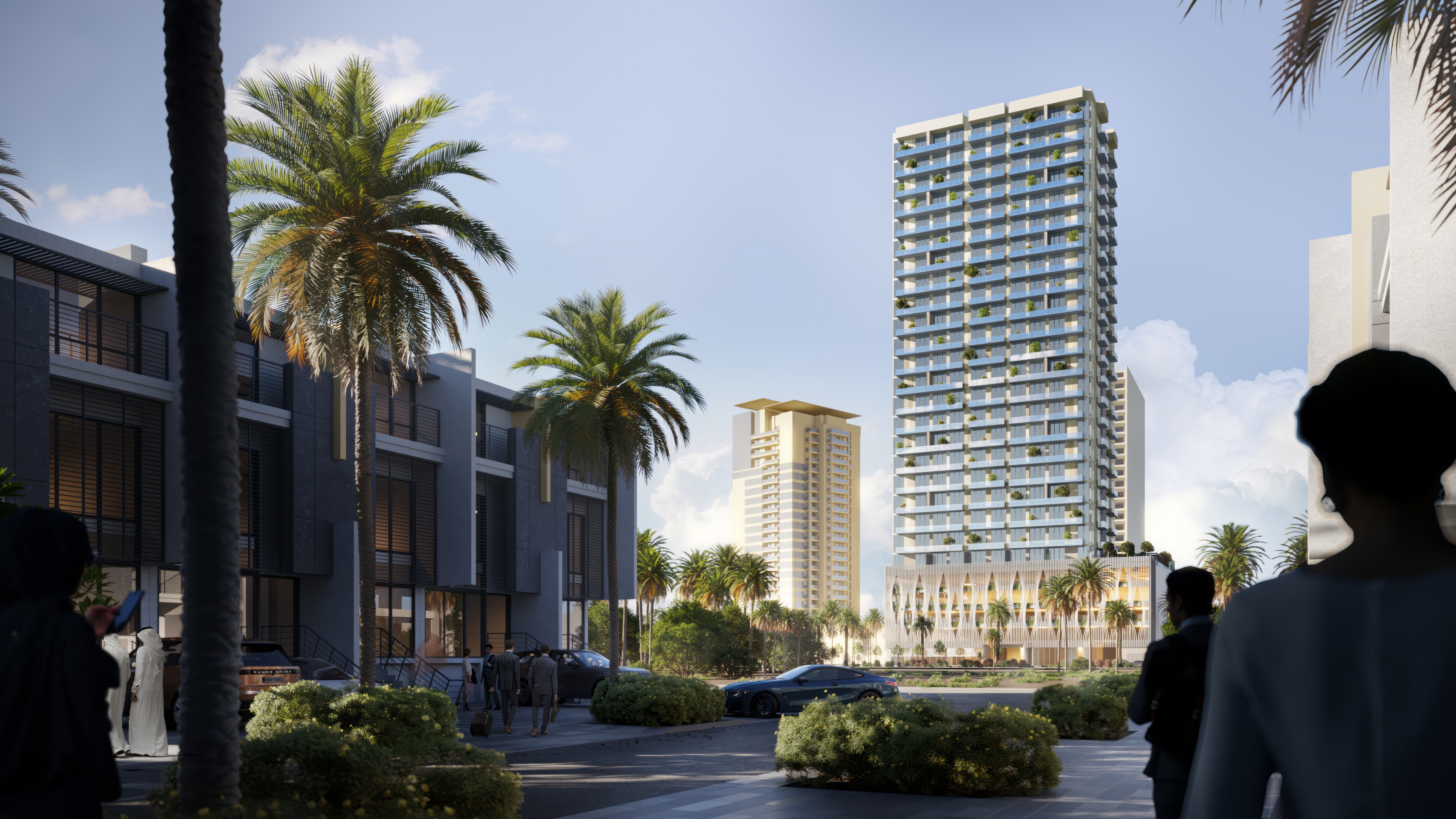 Spacious apartments in a quiet social area in Dubai, Jumeirah Village Circle