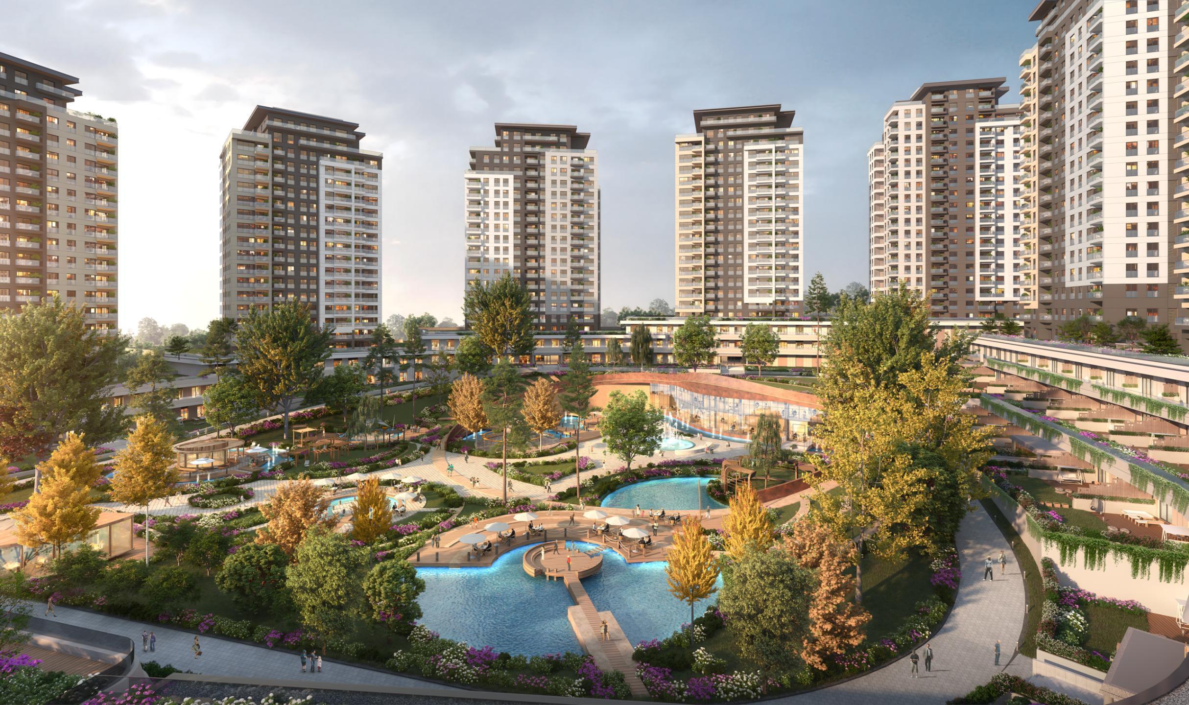 Apartments for sale in a residential complex in Istanbul, Bağcılar