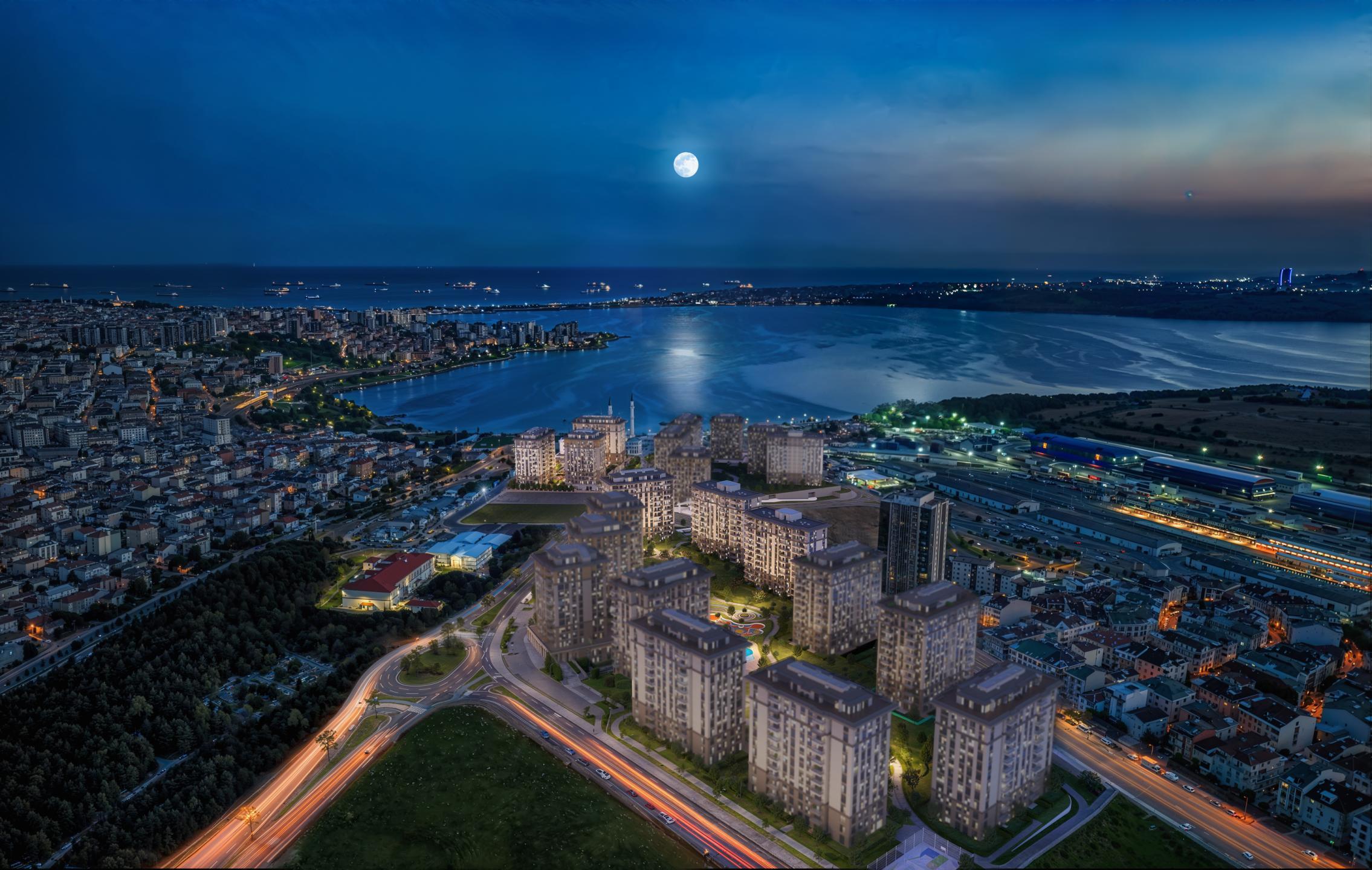 Apartments offering a peaceful life near the sea in İstanbul, Küçükçekmece