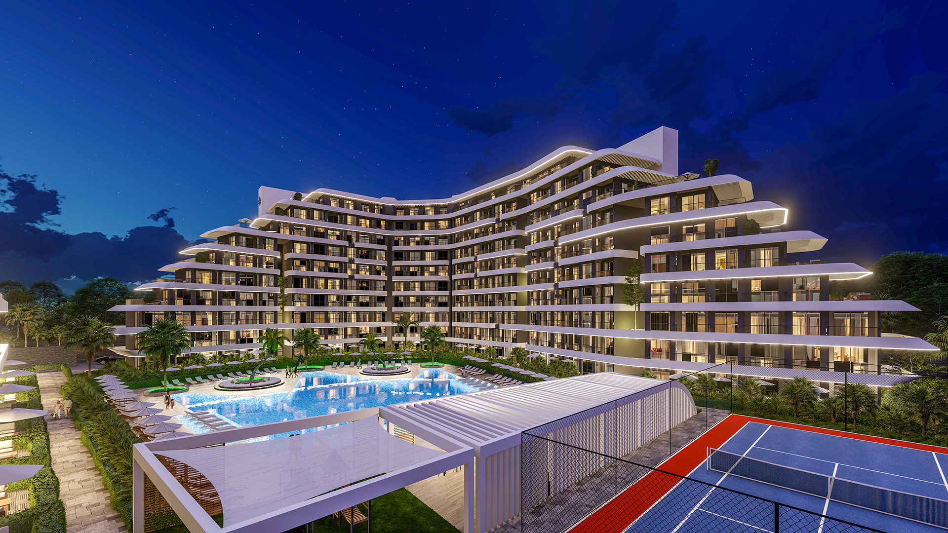 Apartments for sale in the best location of the region in Antalya, Altintas