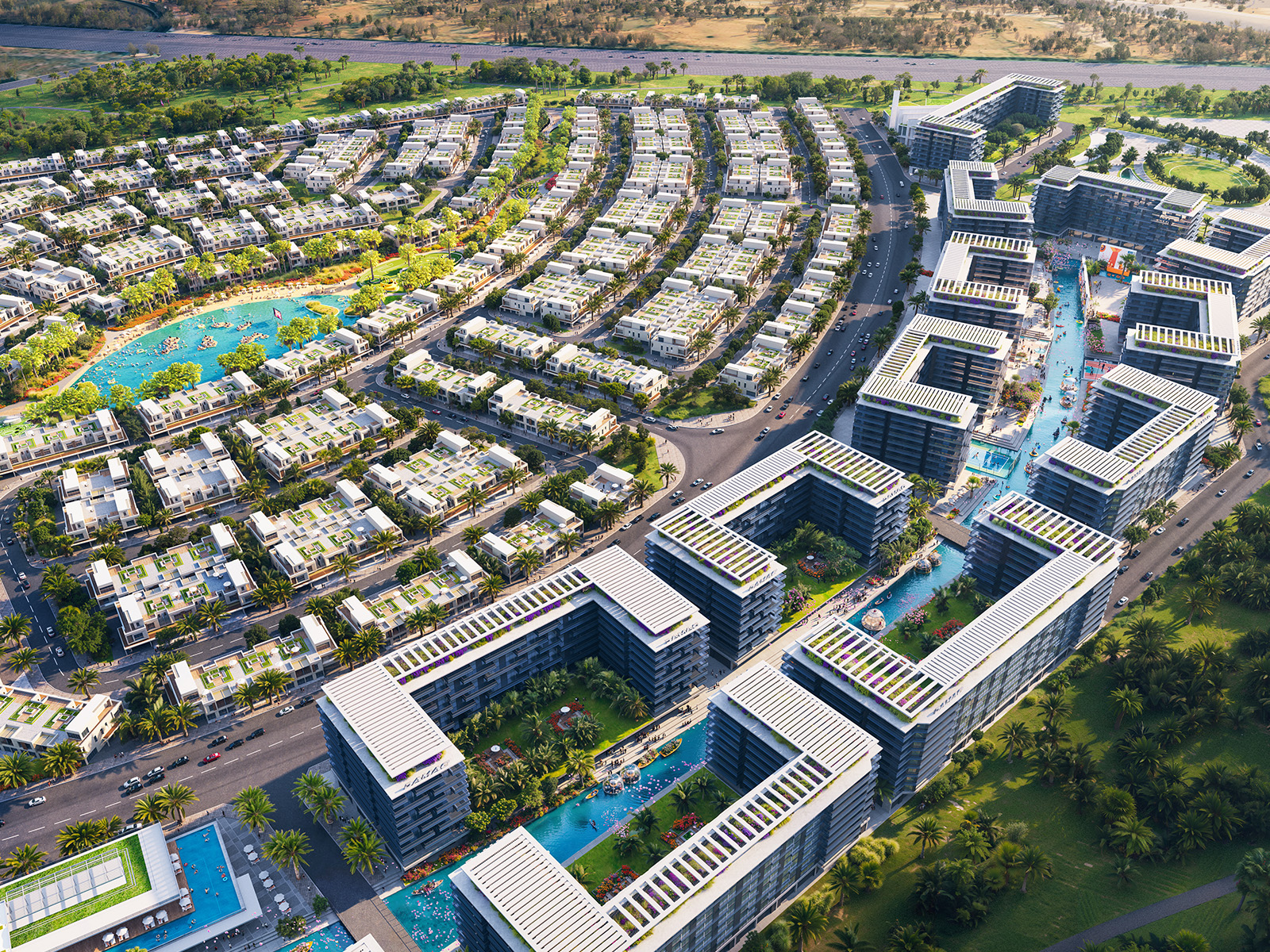 Modern designed apartments suitable for investment in Dubai, Investment Park