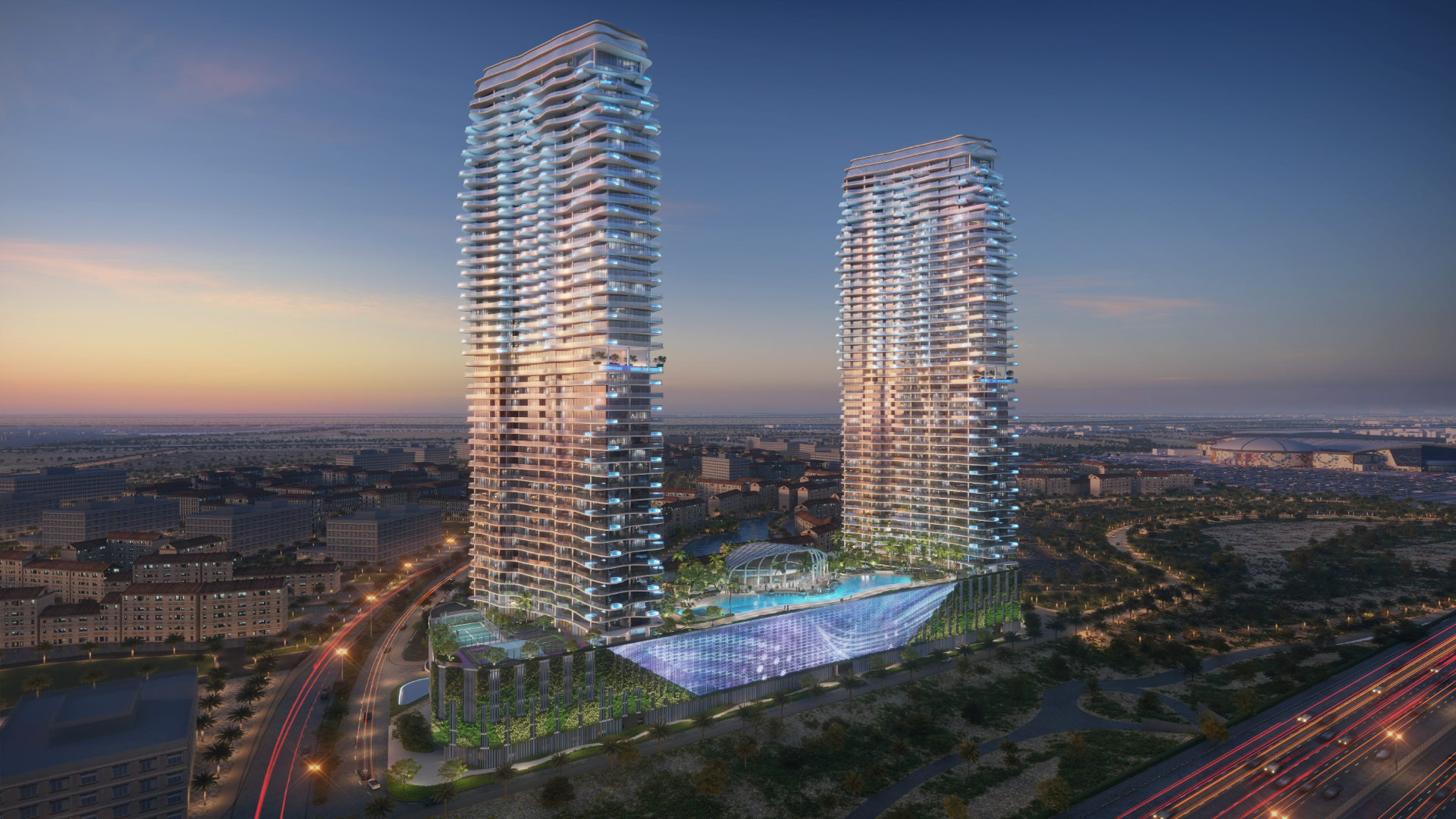Modern designed apartments suitable for investment in Dubai, City Of Arabia