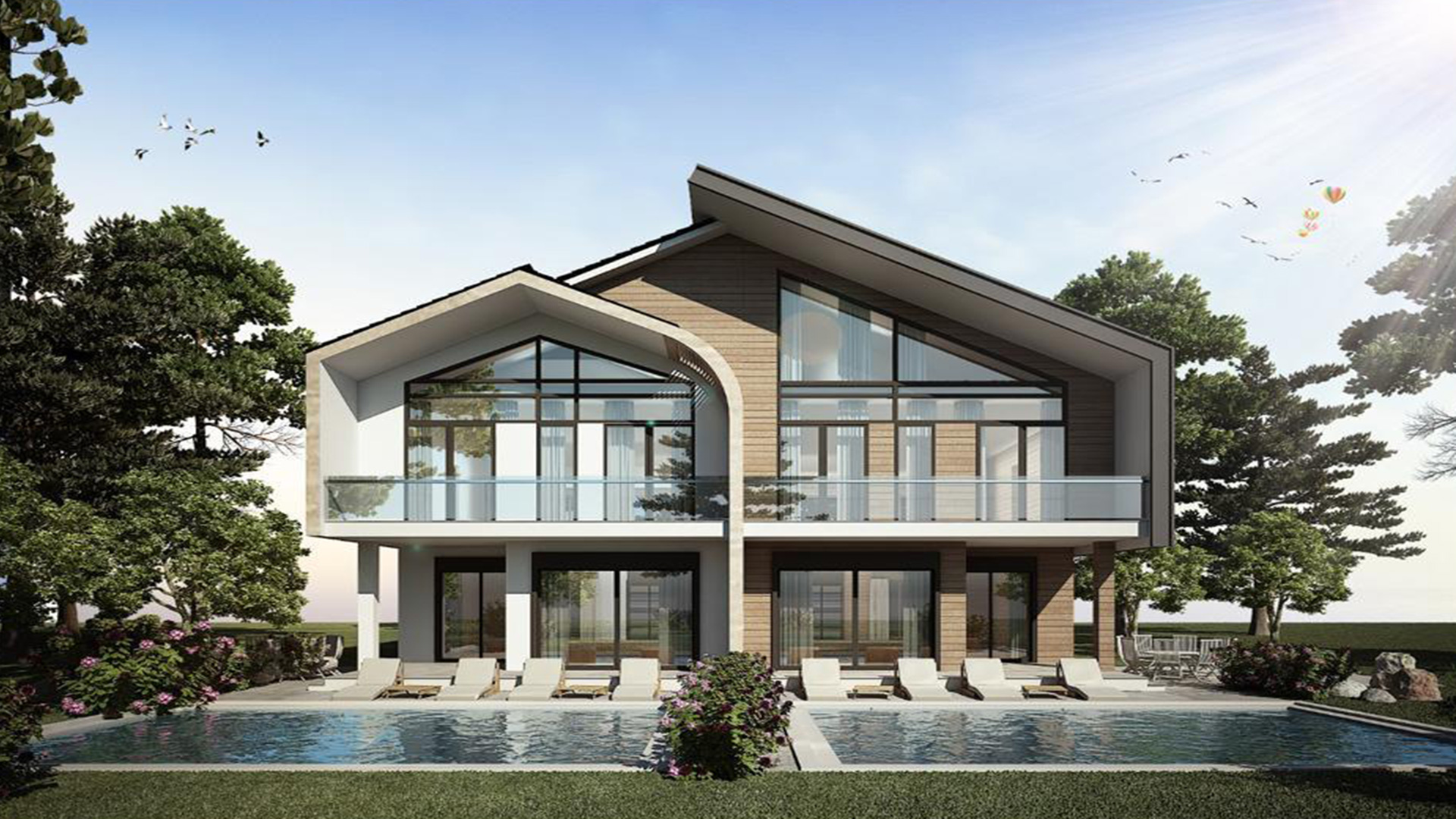 Luxury villas suitable for citizenship in Antalya, Döşemealtı
