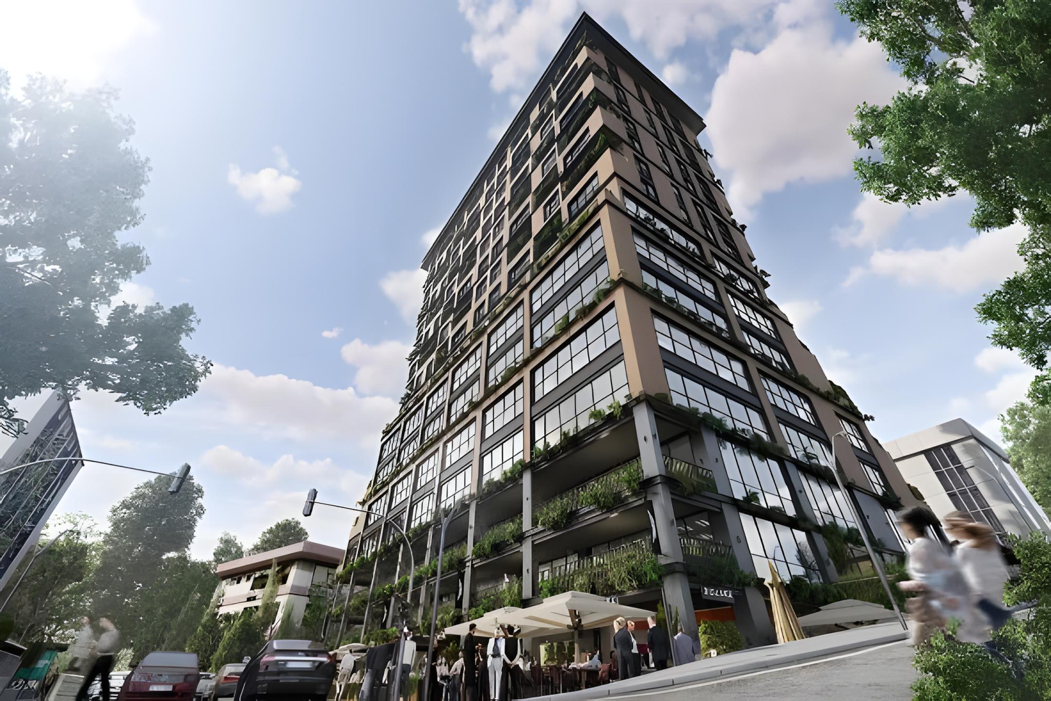 Apartments for sale in a residence are located in Istanbul, Ataşehir