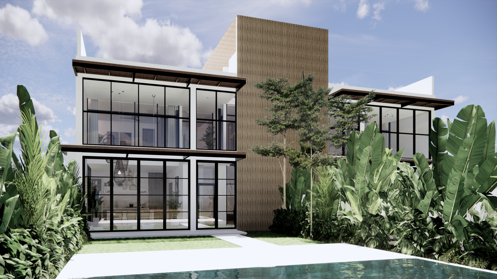 Spacious luxury villas with stylish designs in Bali, Canggu