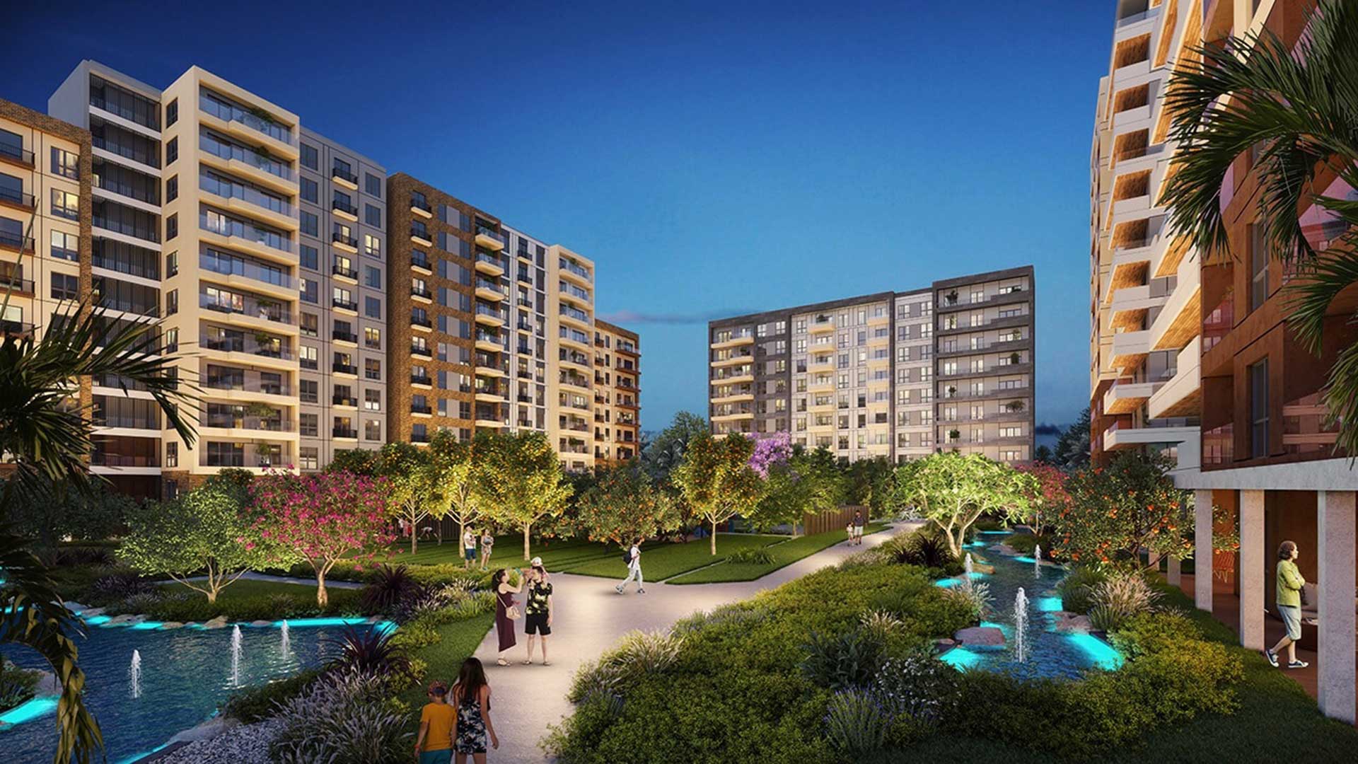 Apartments in a luxury living center in Antalya, Kepez