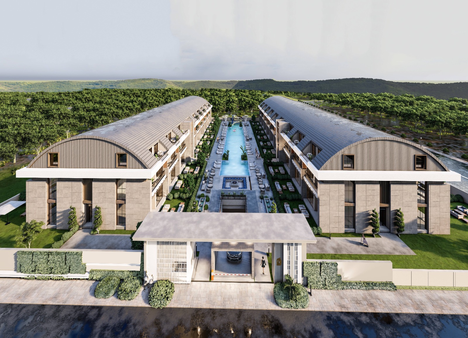 Exclusive Residential Project Apartments For Sale Antalya, Döşemealtı
