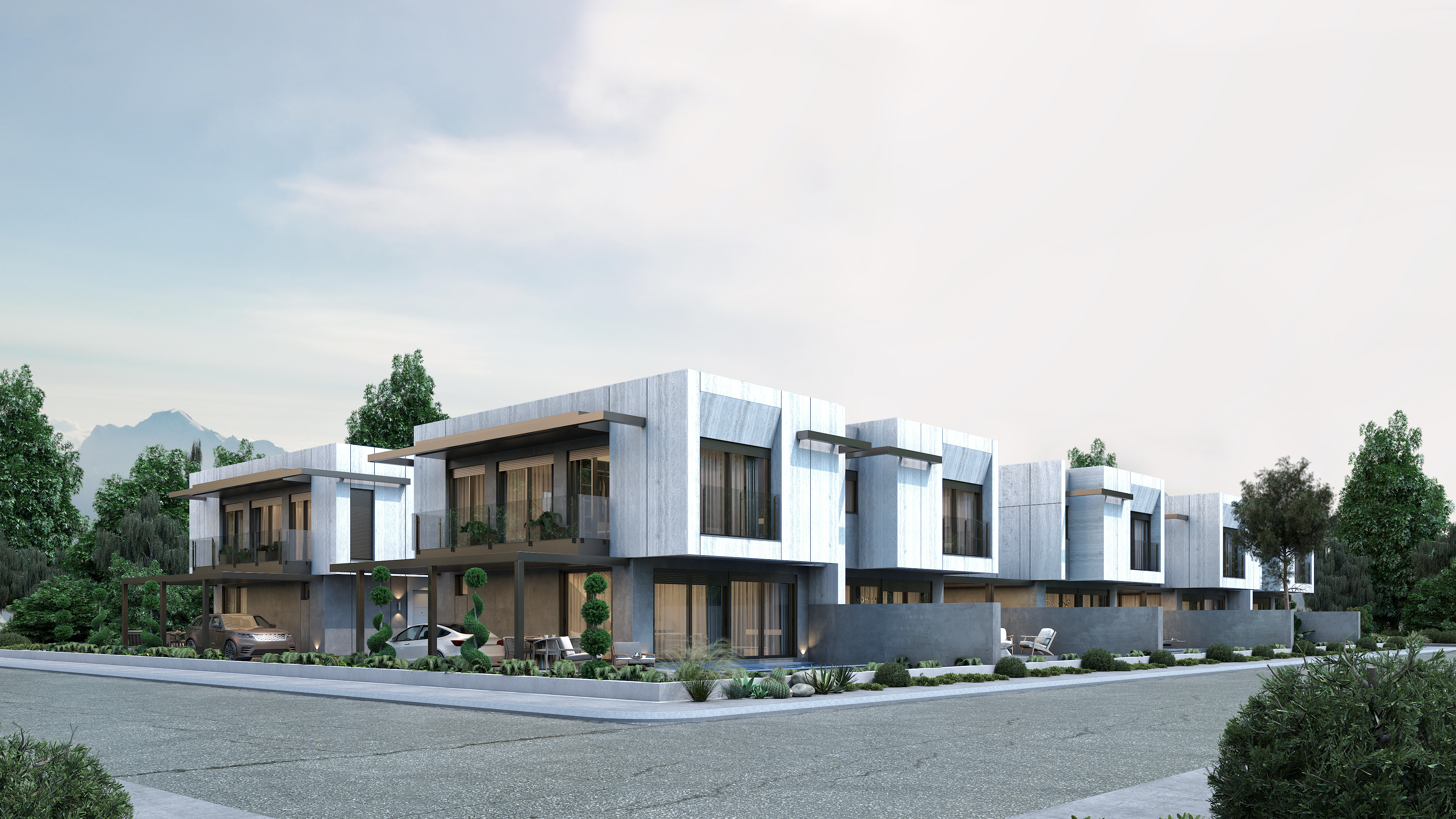 Exclusively designed luxury villas for sale in Antalya, Lara