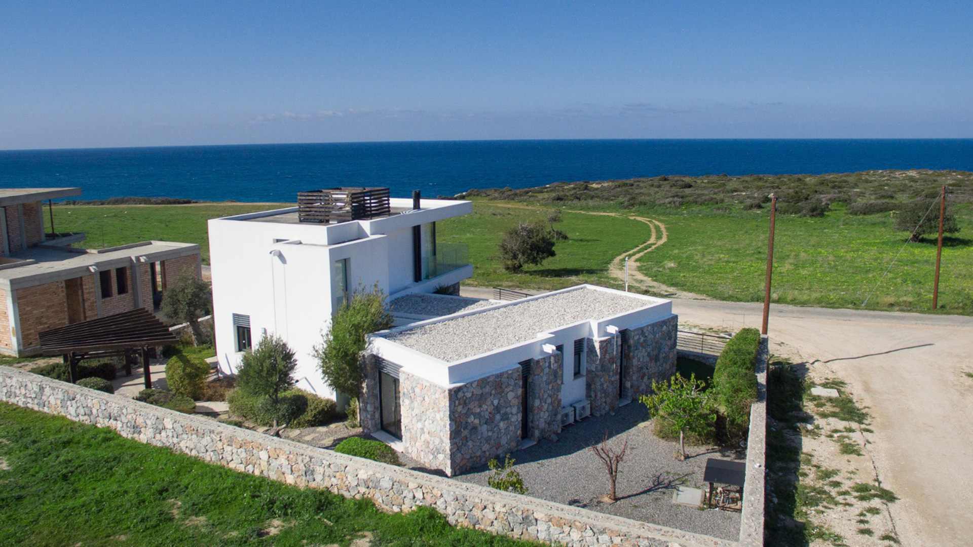 Luxury villas with private gardens by the sea in Cyprus, Kyrenia