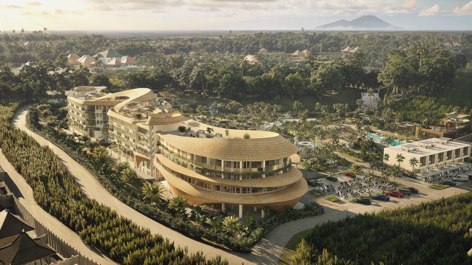 Apartments and villas for sale with full amenities are located in Bali, Pererenan