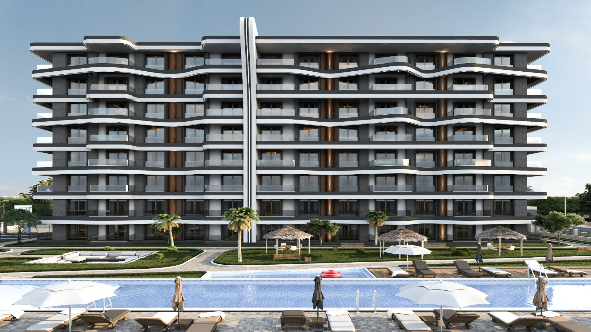 Luxury apartments with stylish designs in Antalya, Altıntaş
