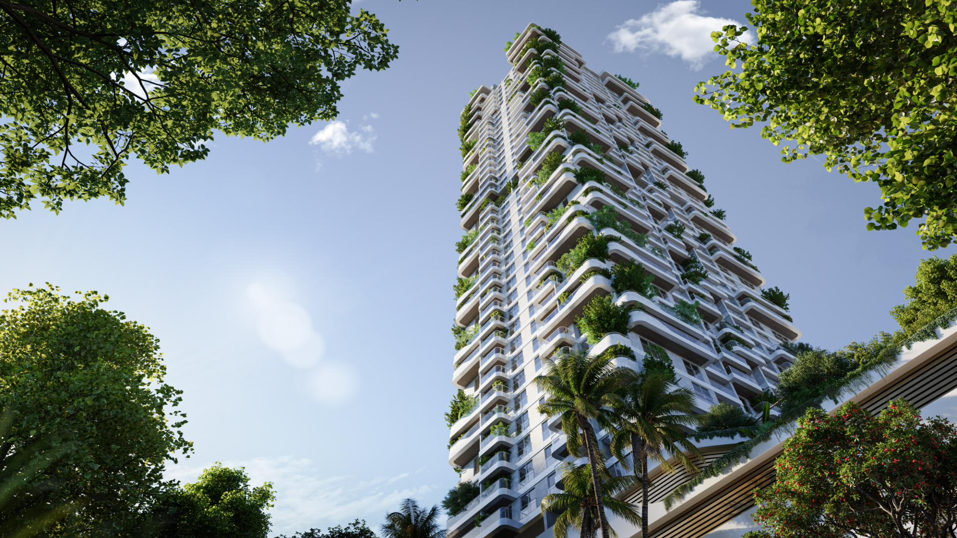 Luxury apartments with forest views in Dubai, Maritime City