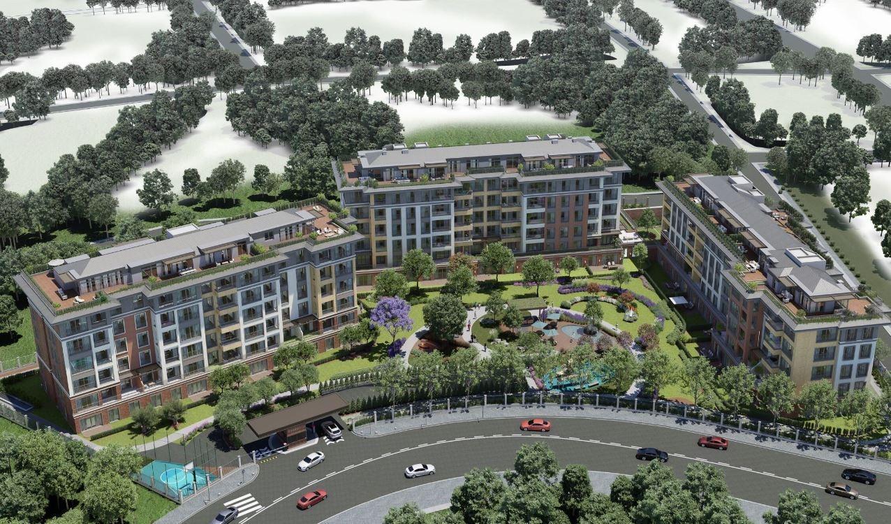 Stylish and architecturally designed apartments for sale are located in Istanbul, Eyüp