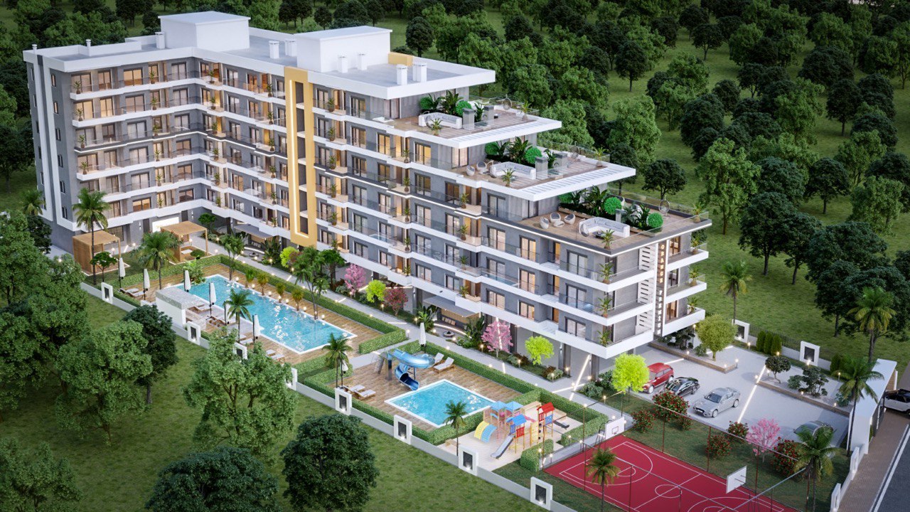 Luxury apartments very close to the sea in Antalya, Finike