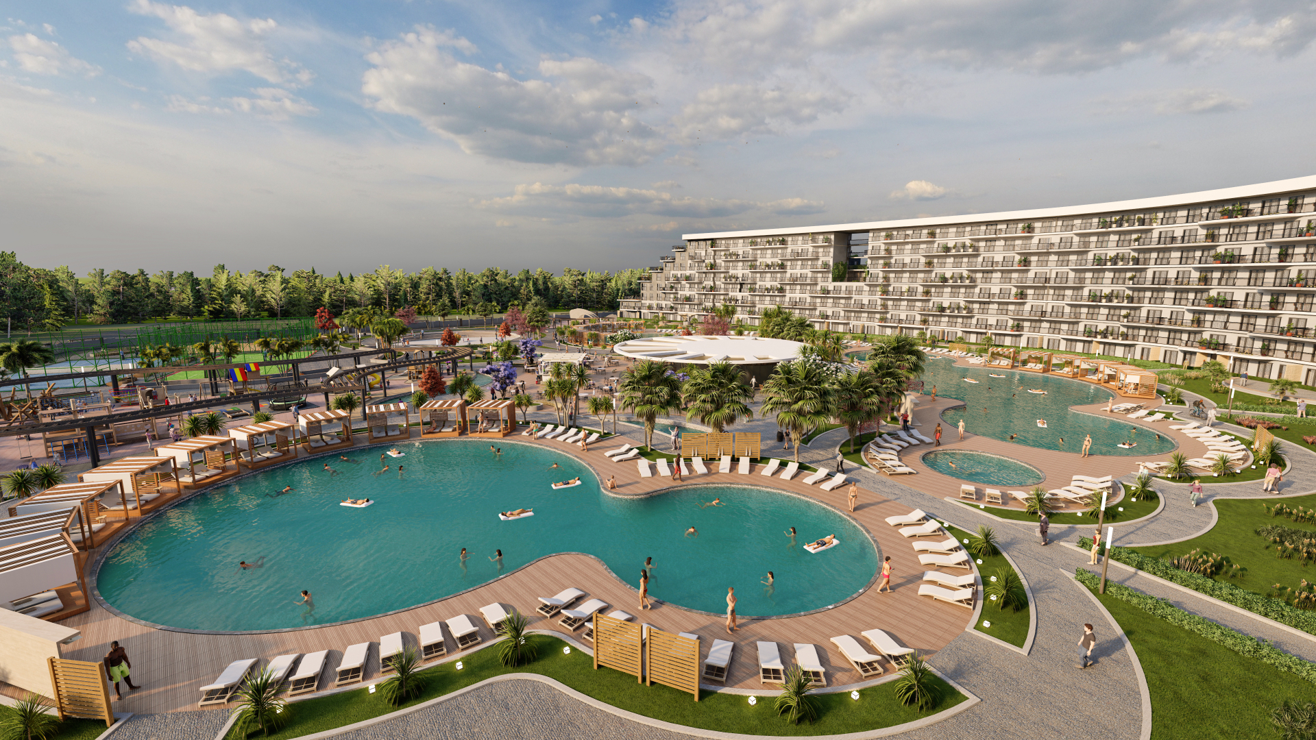 Flats for sale in a modern designed project in Antalya, Altıntaş