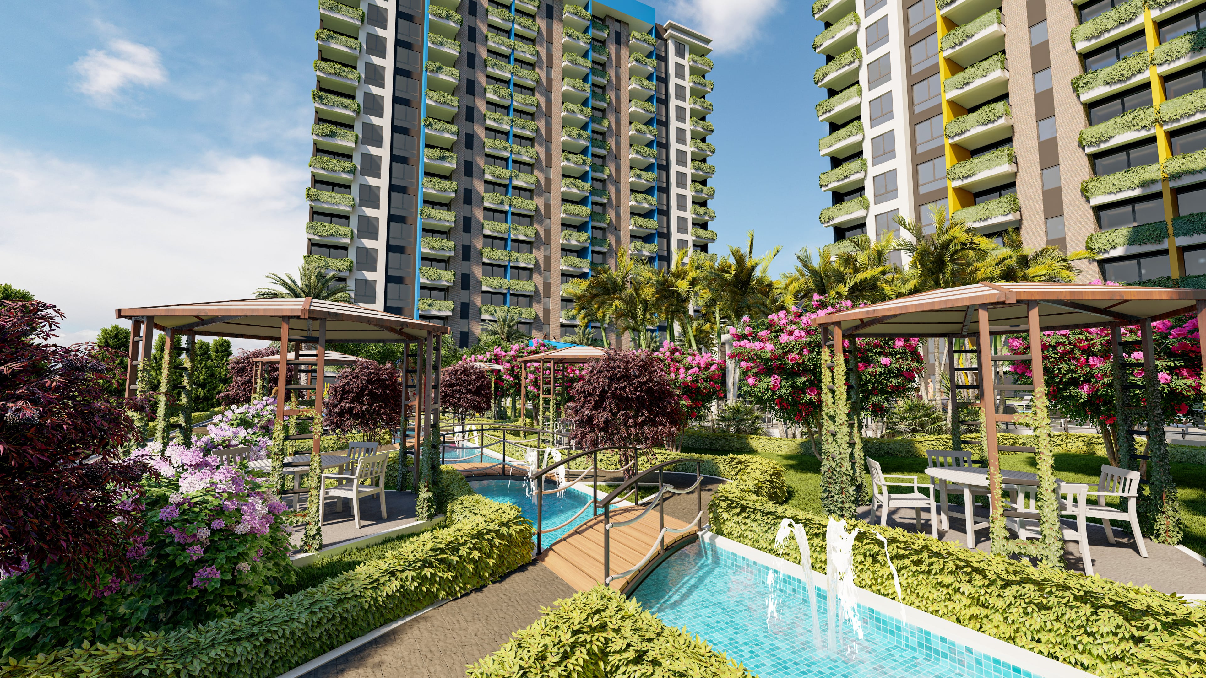Apartments for sale with resort comfort on the Mersin, Erdemli