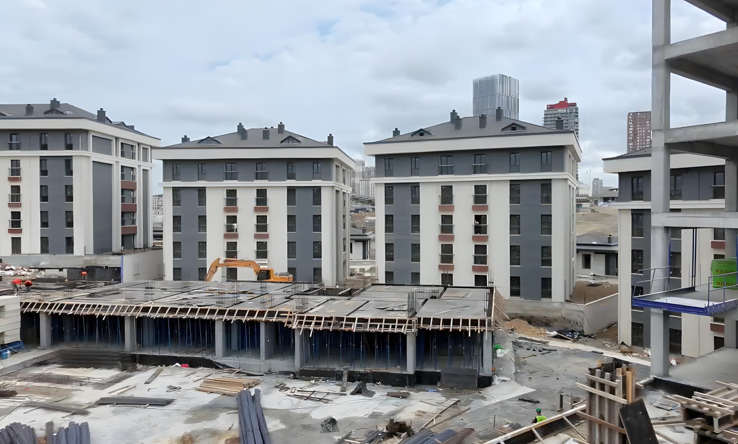 Stylish apartments for sale are located in Istanbul, Başakşehir
