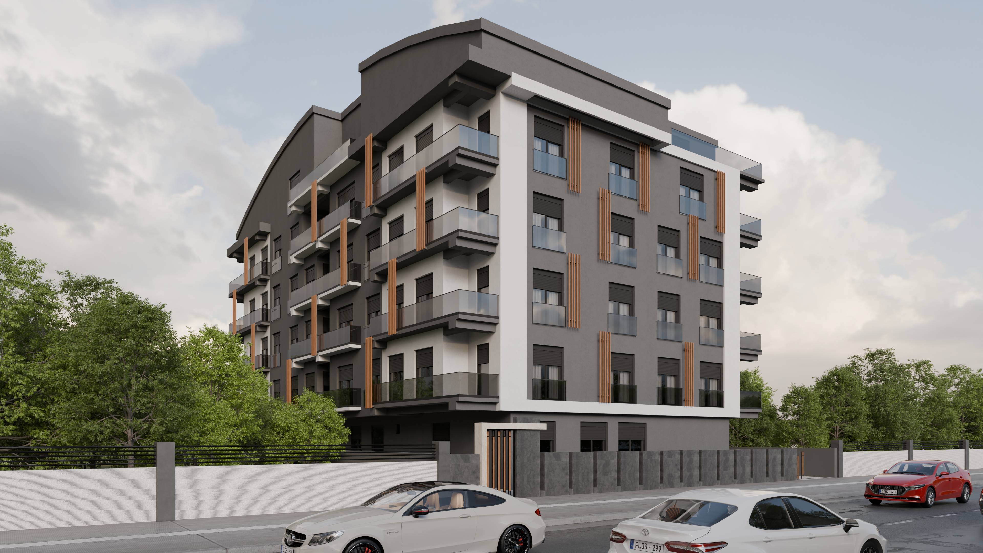 Stylishly designed apartments for sale close to the center in Antalya, Muratpaşa — property in Antalya (REF 1419)
