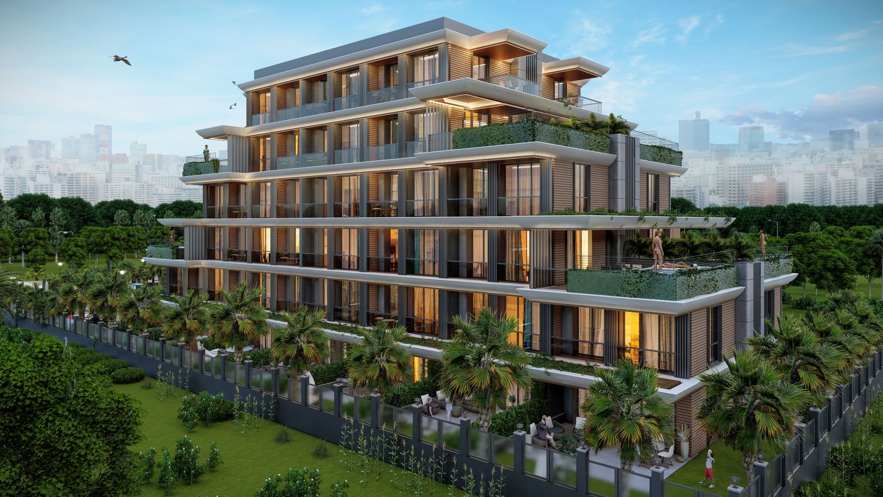 Exclusive Luxury Terrace Apartments for Sale in Antalya, Altıntaş — property in Antalya (REF 1459)