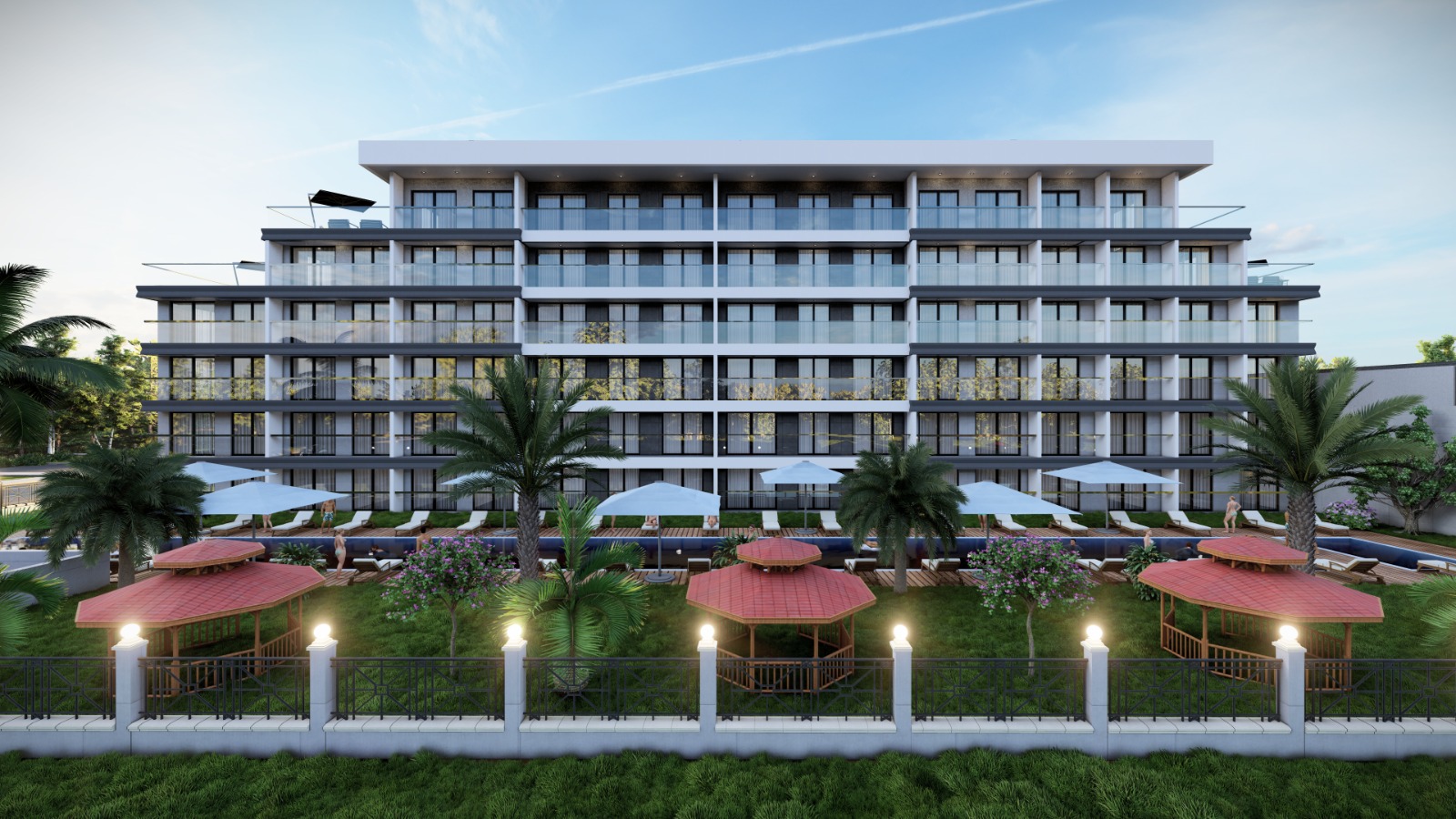 Gated Community Apartments for Sale Antalya, Altıntaş — property in Antalya (REF 1466)