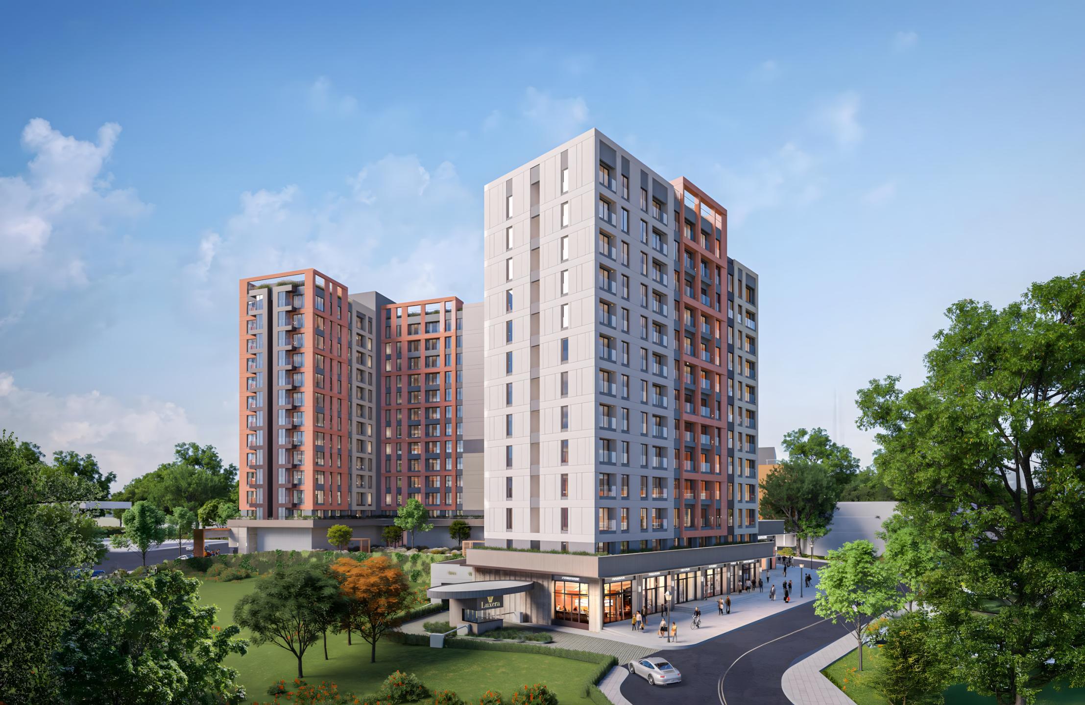 Stylish and comfortable apartments for sale are located in Istanbul, Topkapı
