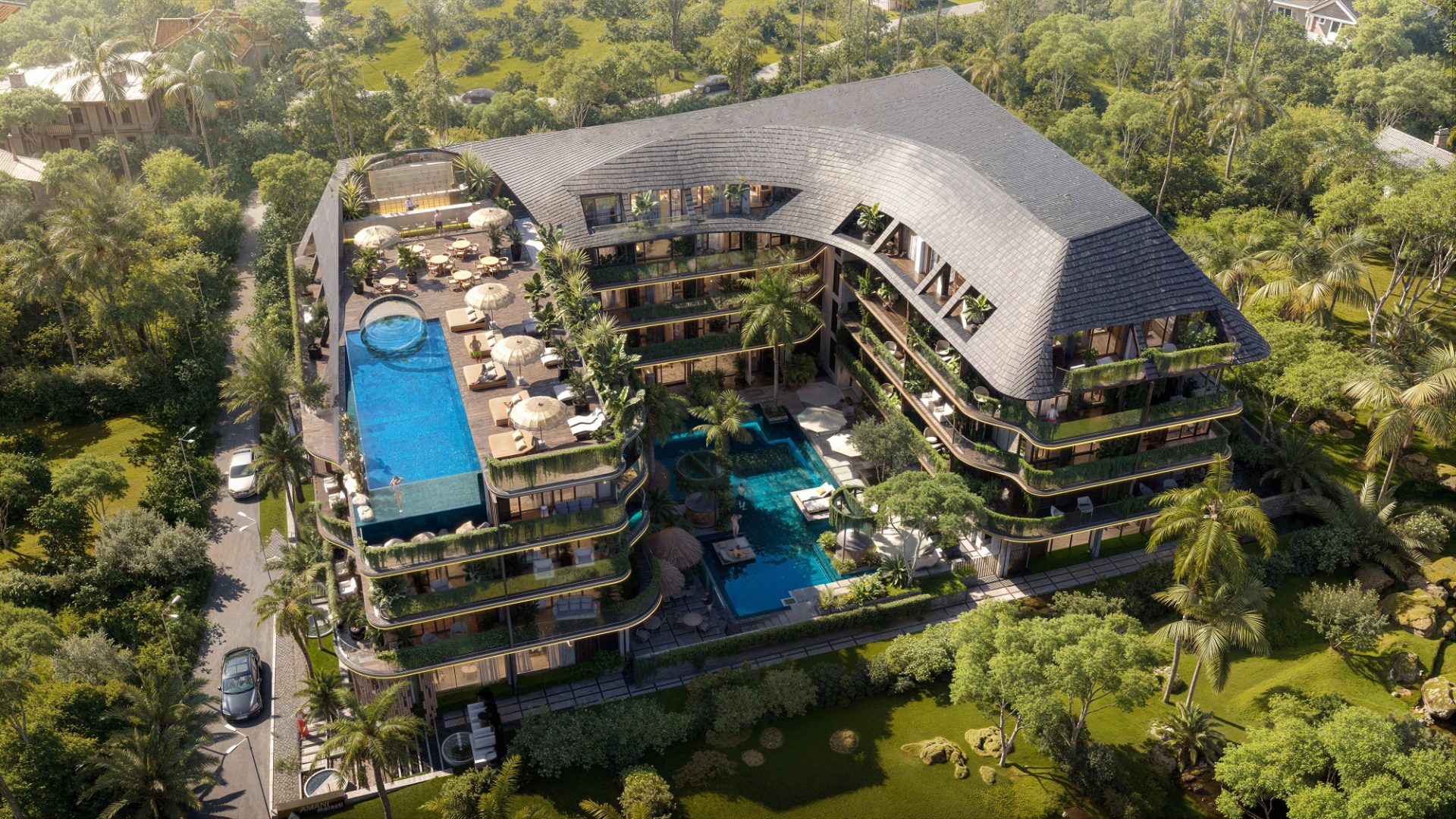 Luxury hotel apartments for sale in Bali, Ungasan