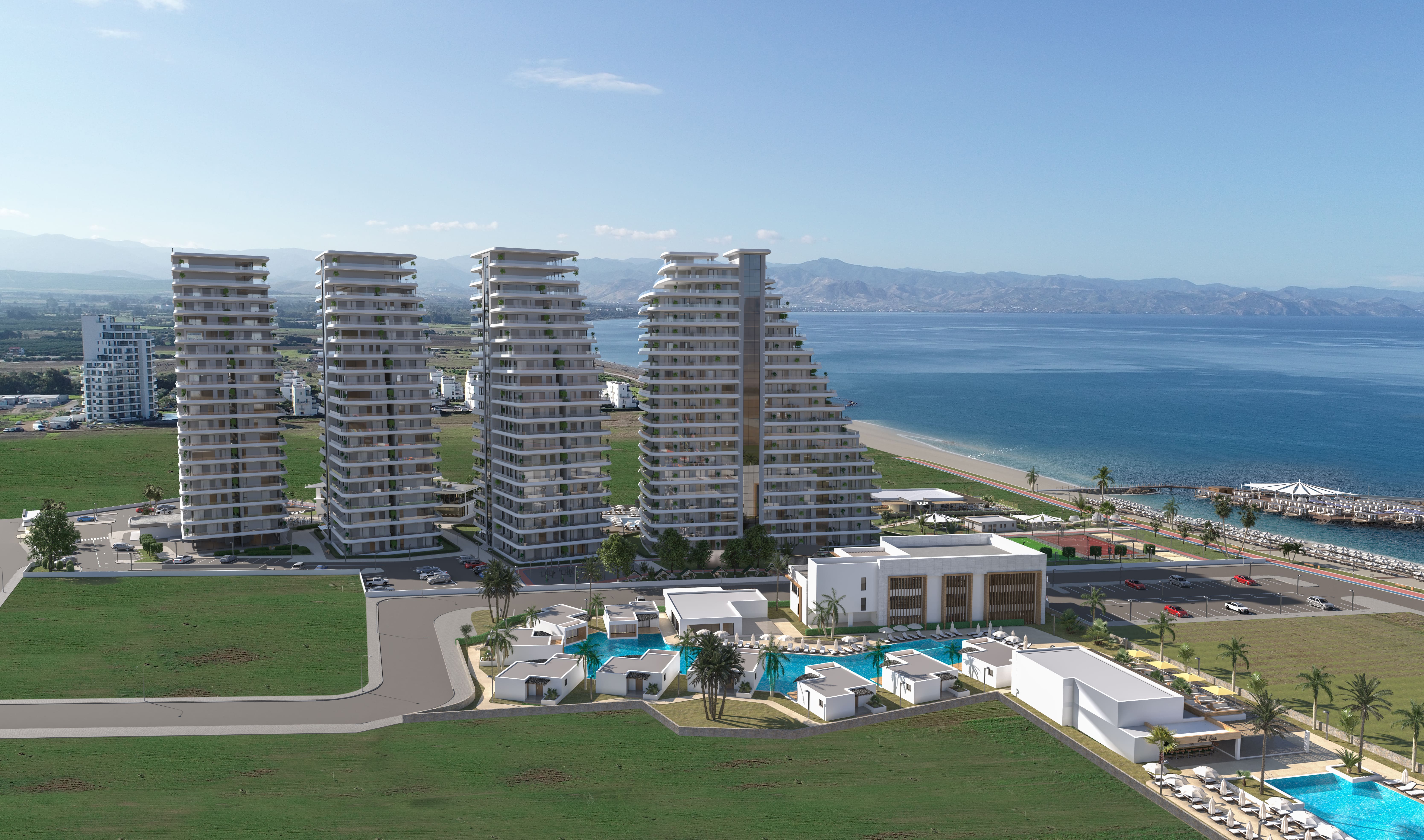 Luxury Coastal Apartments for Sale Kıbrıs, Gaziveren