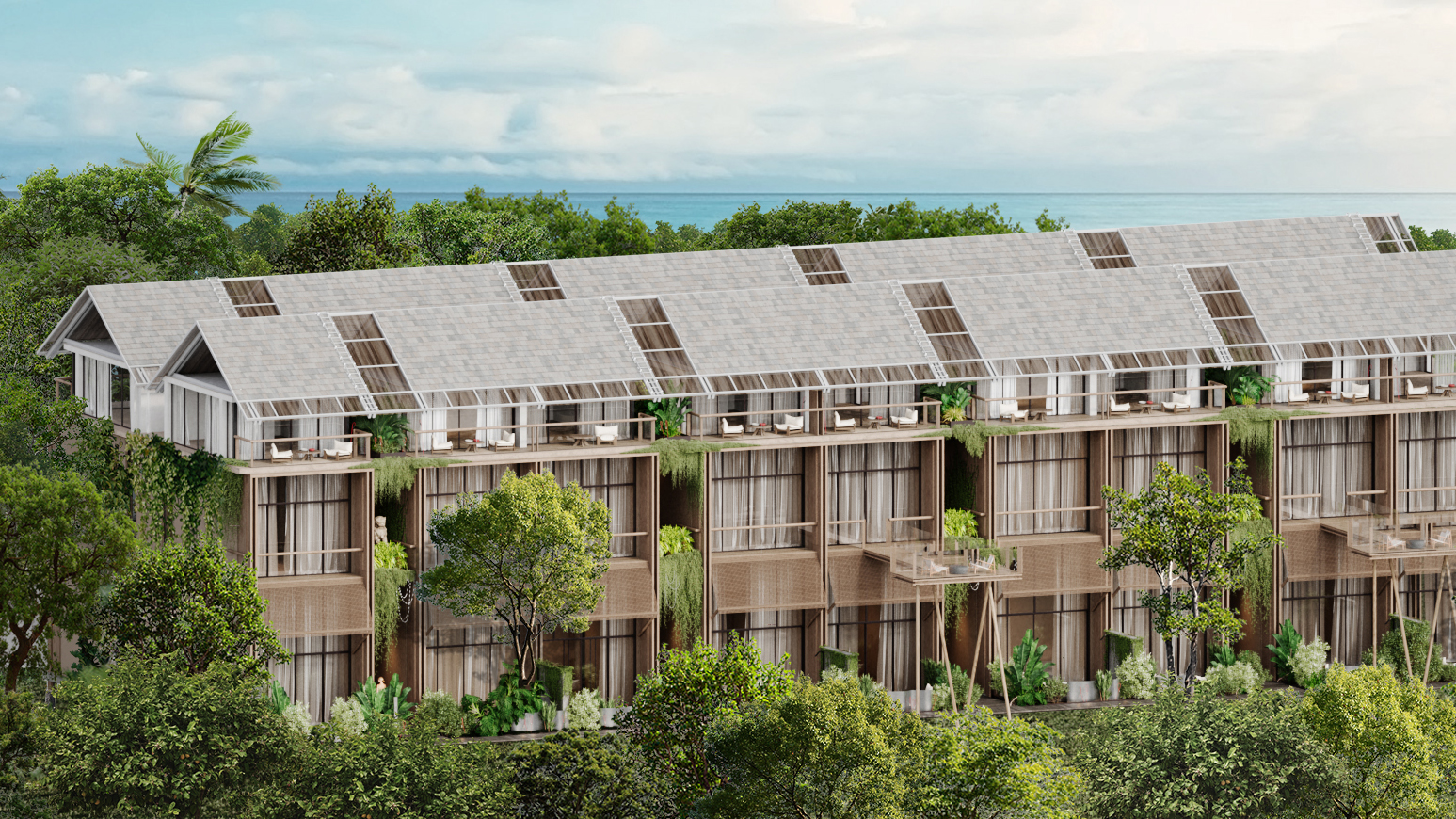 Stylish Design Apartments for Sale in a Premium Complex in Bali, Cemagi