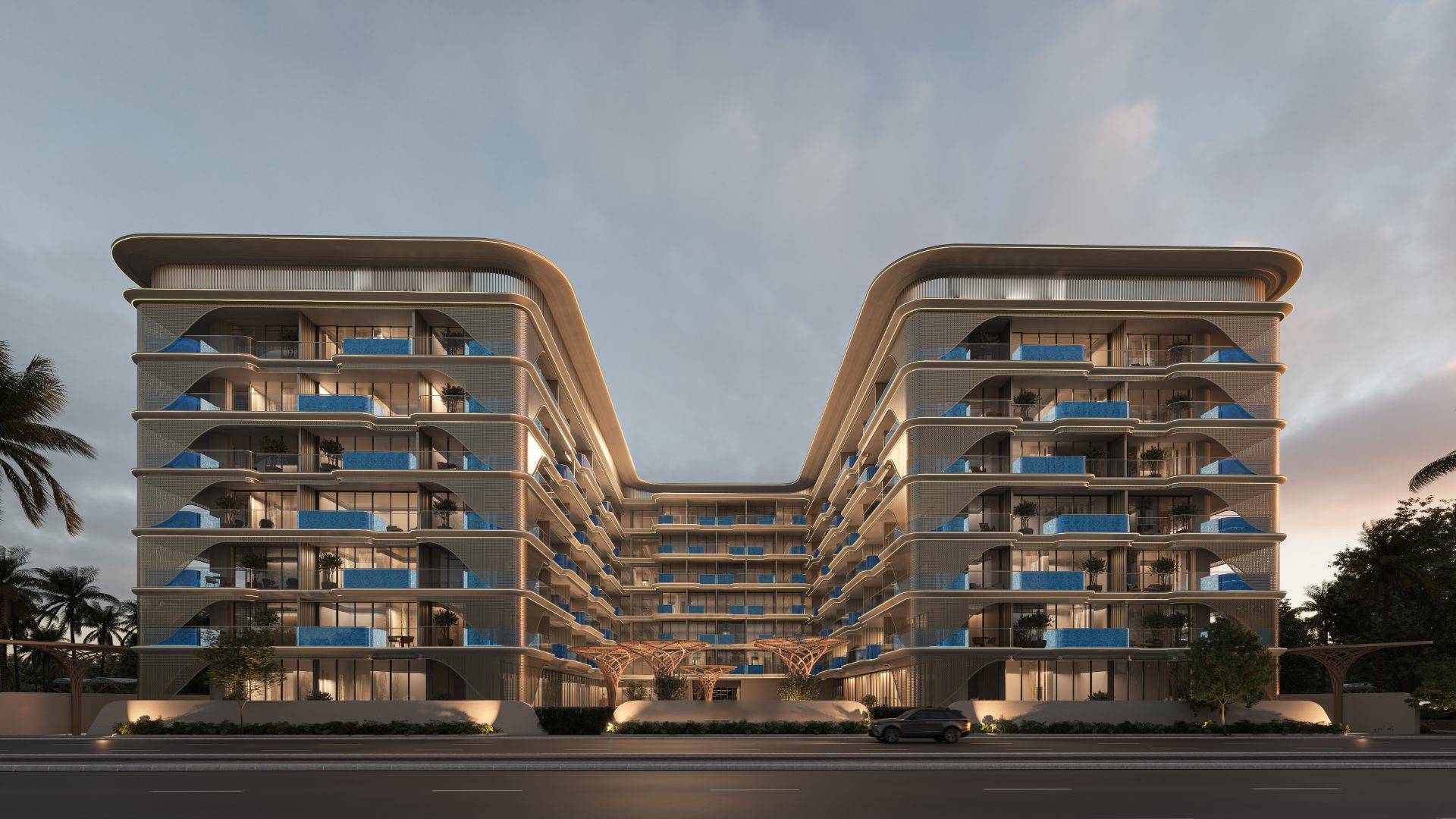 Luxury apartments with modern design in Dubai, Arjan