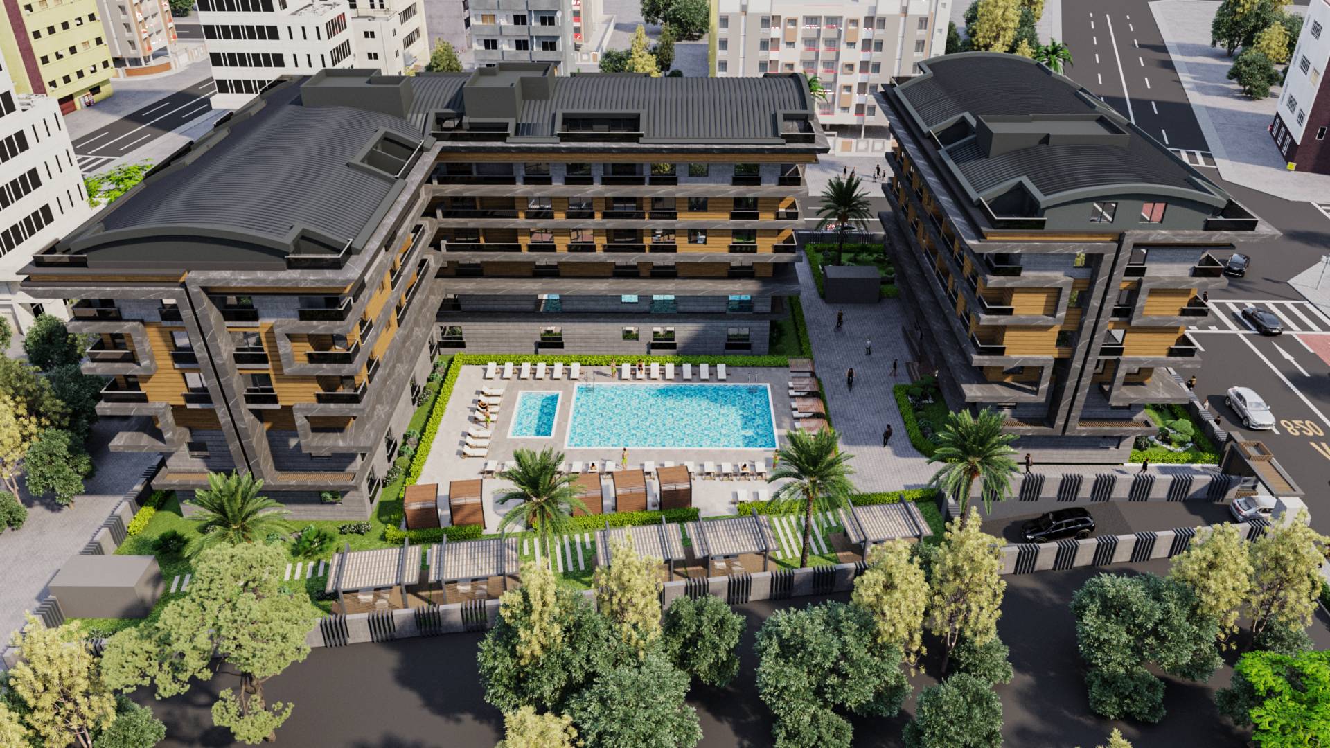 Luxurious spacious apartments for sale in Antalya, Konyaaltı