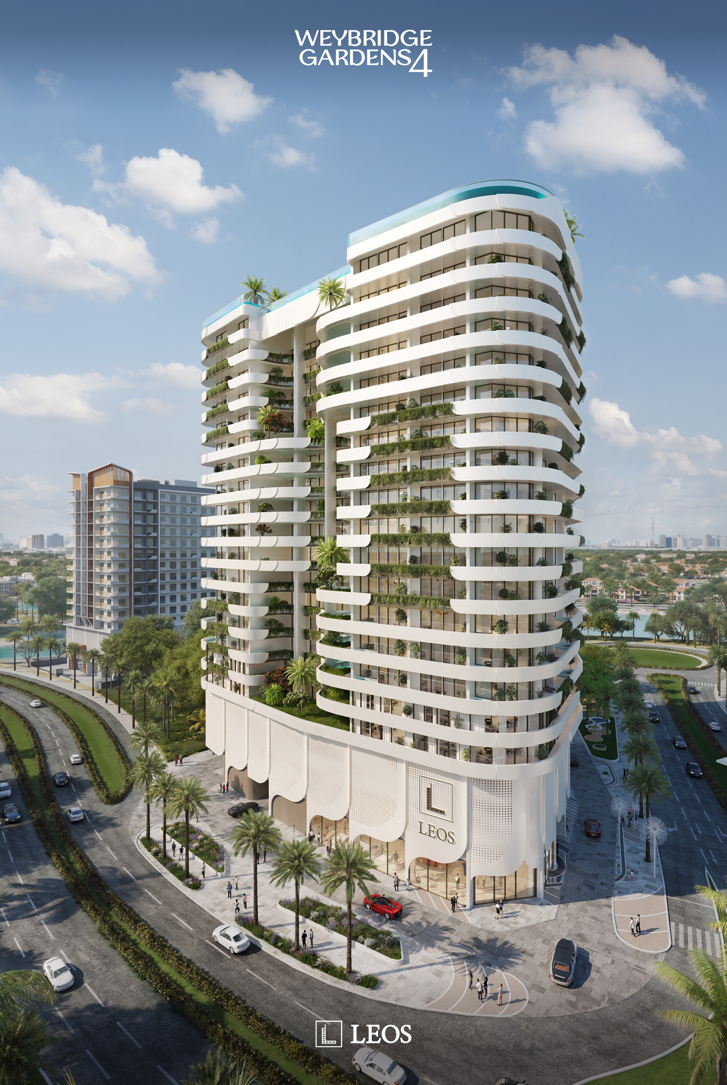 Modern designed apartments with private pools in Dubai, Land Residence Complex