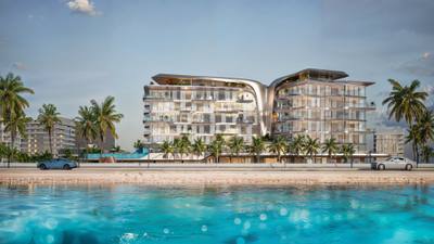 Hotel apartments next to beach with rental income guarantees,&nbsp;Dubai&nbsp;Island in Dubai — photo 2