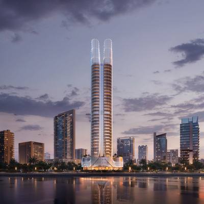 دبئی، بزنس بے میں جدید ڈیزائن والے لگژری اپارٹمنٹس — property in دبئی (REF 10054) — photo 4