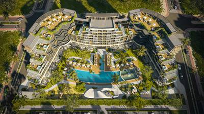 Leiligheter med høy leieinntektsgaranti i hotellkonseptprosjekt i Antalya, Altıntaş