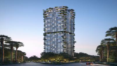 Luxury apartments with forest views in Dubai, Maritime City in Dubai — photo 3