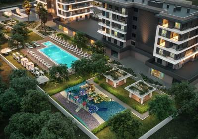 Stilvolle Architektonische Wohnungen zum Verkauf in Antalya, Altıntaş — property in Antalya (REF 1431) — photo 2