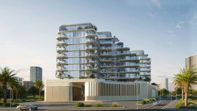 شقق فائقة الفخامة مع أحواض سباحة خاصة في دبي، جزر دبي — property in دبي (REF 10063) — photo 9