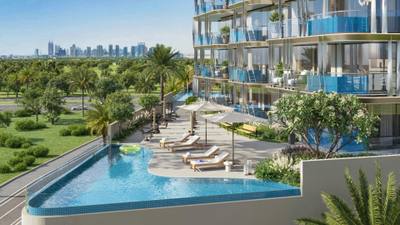 شقق فائقة الفخامة مع أحواض سباحة خاصة في دبي، جزر دبي — property in دبي (REF 10063) — photo 11