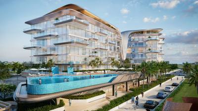 Hotel apartments next to beach with rental income guarantees,&nbsp;Dubai&nbsp;Island — property in Dubai (REF 10071)