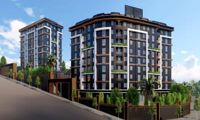 Helt ny fastighet med pool och parkeringsplats under jord i Istanbul, Pendik — property in Istanbul (REF 5002) — photo 1