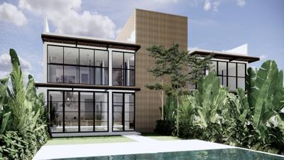 Spacious luxury villas with stylish designs in Bali, Canggu — property in Bali (REF 80002)