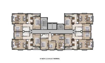 Helt ny fastighet med pool och parkeringsplats under jord i Istanbul, Pendik — property in Istanbul (REF 5002) — photo 23