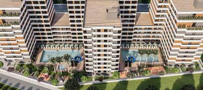 Apartments suitable for investment and rental in a hotel concept project in Mersin, Erdemli